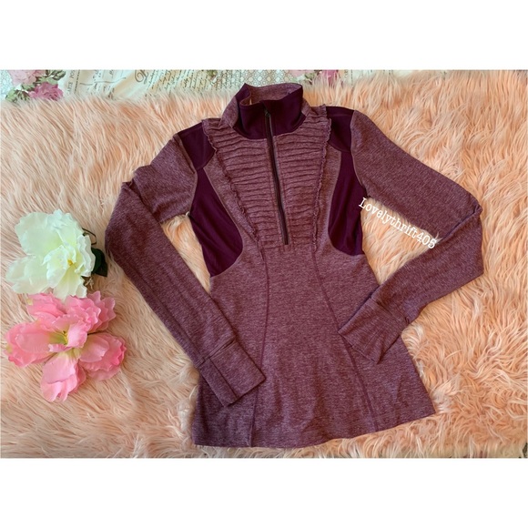 lululemon athletica Sweaters - 💎SOLD💎 Lululemon Run Your Heart Out Half Zip